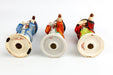 Occupied Japan Little Boy Fiddlers w/ Derby Hats & Suspenders 3 5" Figurines 5