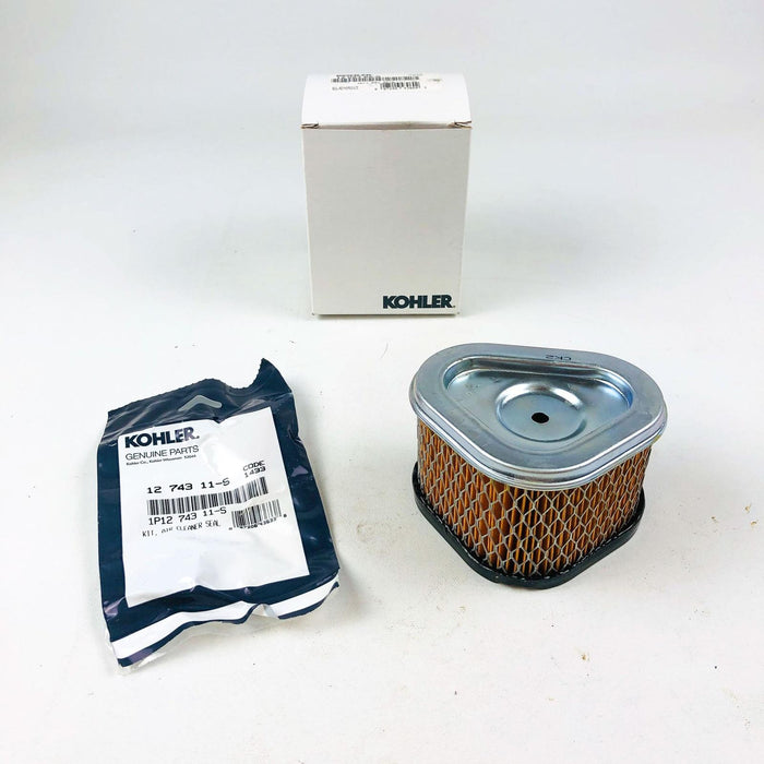 Kohler 12 083 05-S Air Filter Element Pre Cleaner Seal Kit 12 743 11-S New NOS