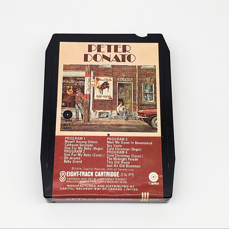 Peter Donato Self Titled 8-Track Tape Capitol Records 1974 8XT-6423
