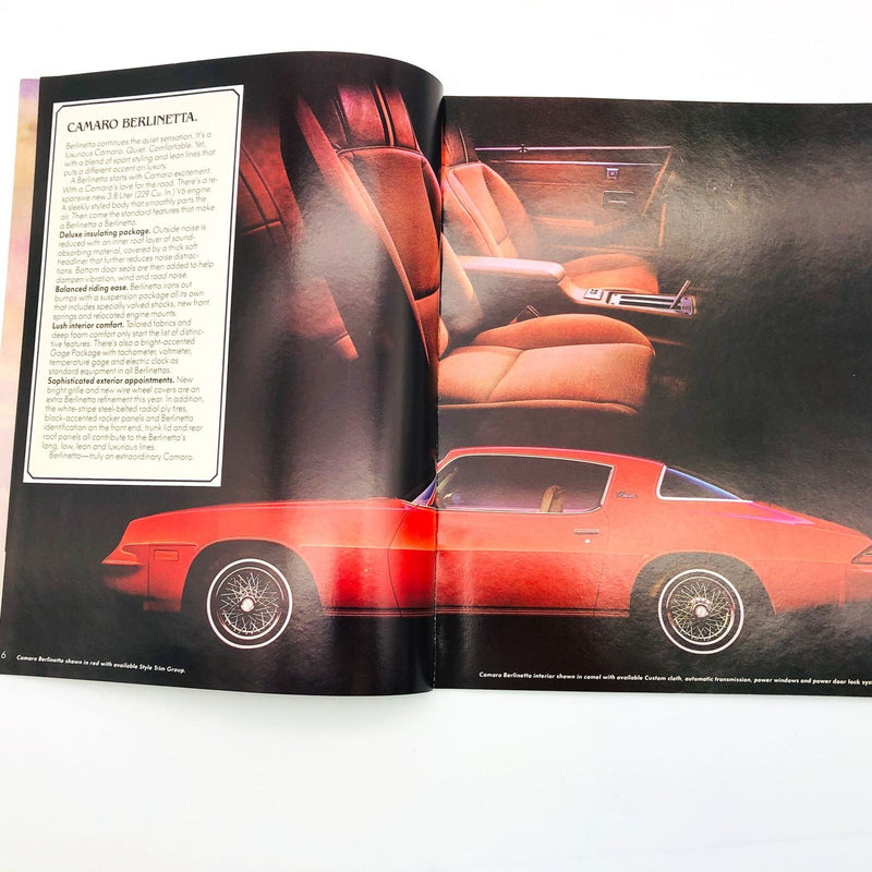 1980 Chevrolet Camaro Z28 Advertisement Brochure Litho General Motors Hot Rod 8