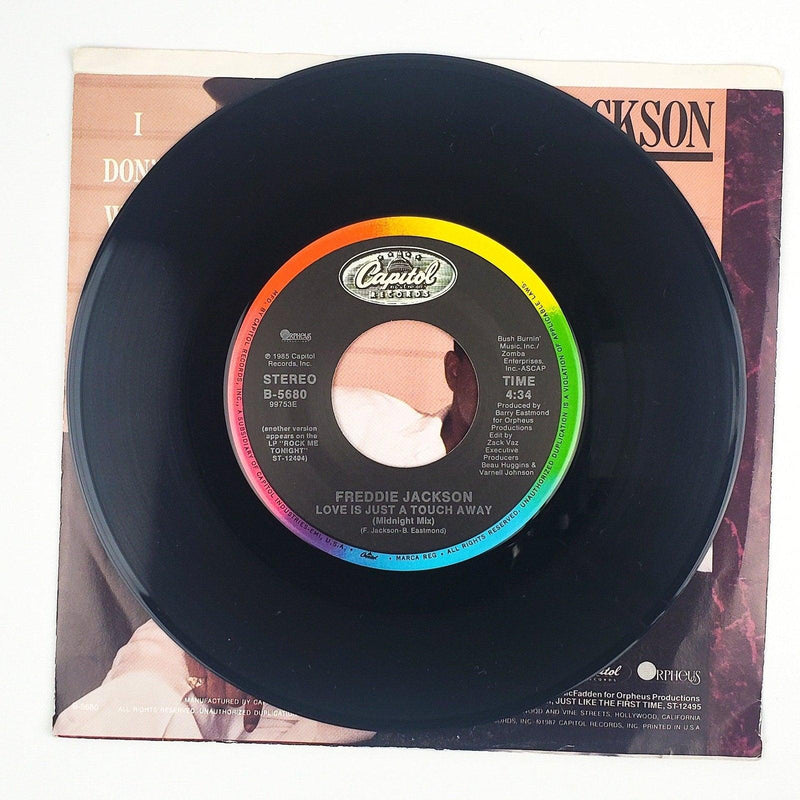 Freddie Jackson I Don't Want To Lose Your Love Record 45 RPM Single Capitol 1986 4