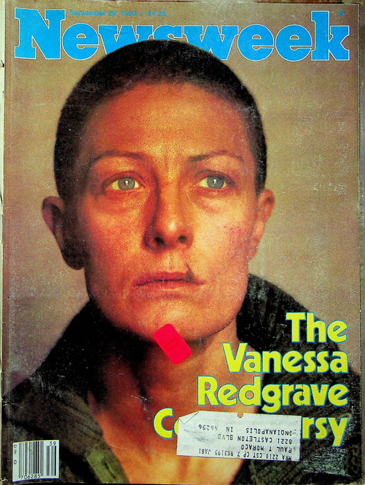 Newsweek Magazine September 29 1980 Vanessa Redgrave Holocaust Movie John Lennon 1