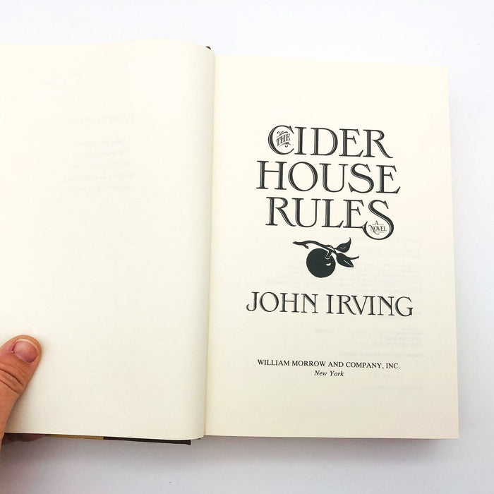 Cider House Rules Hardcover John Irving 1985 Addiction Racism Abortion Limited 7