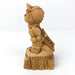 Paula Figurine Little Boy Holding Sleed Grandpa I Wuv You W:665 Wood Gift Statue 6