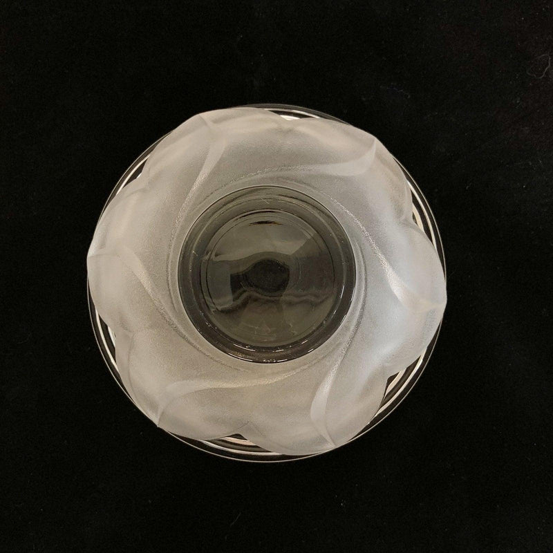 Vintage Small Short Etched Floral Leaf Bowl 5