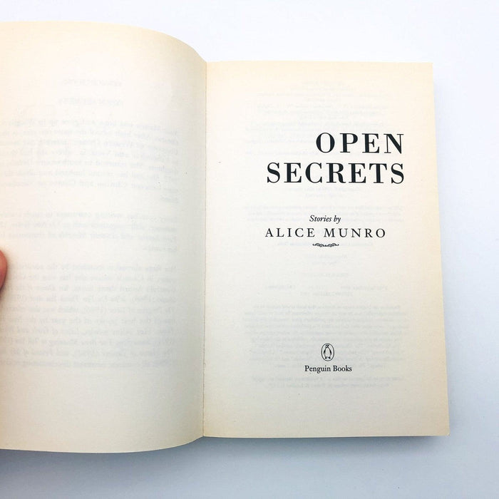 Open Secrets Paperback Alice Munro 1995 Women Stories Love Change 6