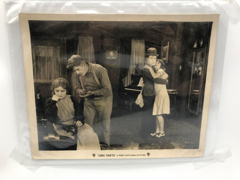 Original Harry Langdon Photograph Silent Movie Long Pants 8x10 Gladys Brockwell