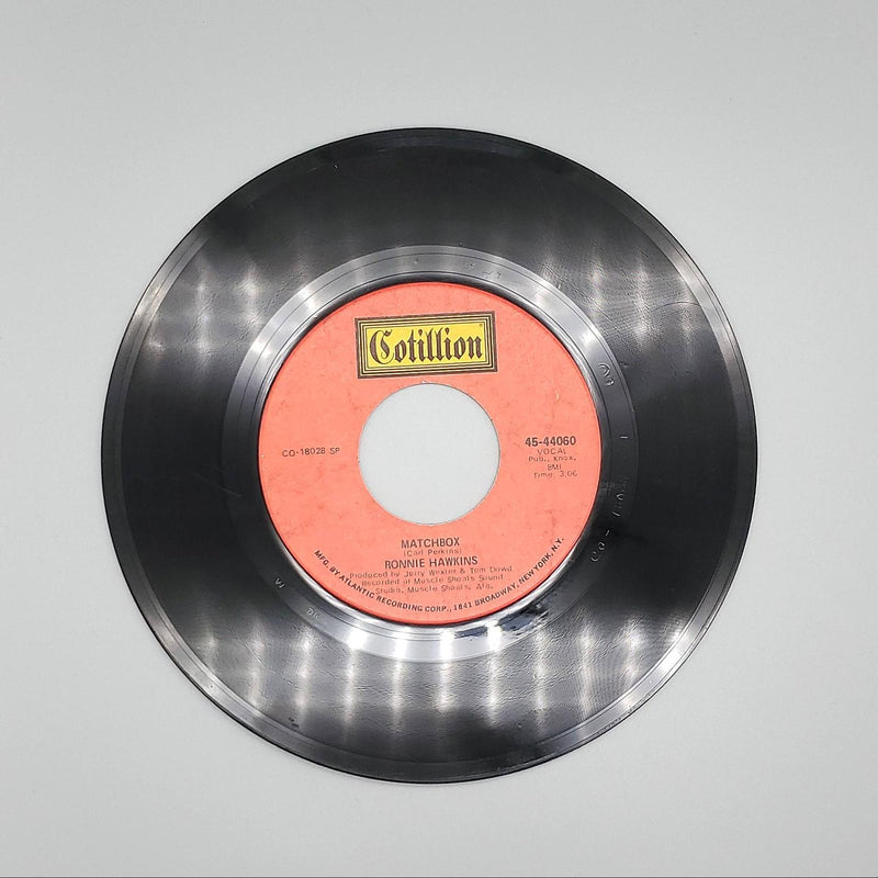 Ronnie Hawkins Down In The Alley Matchbox Single Record Cotillion 1970 45-44060 2