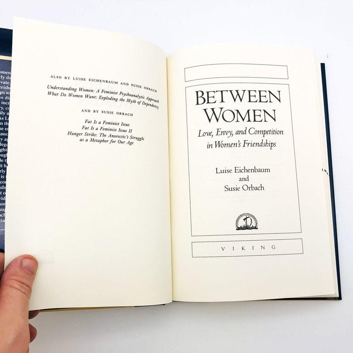 Between Women Hardcover Luise Eichenbaum 1988 Interpersonal Relations Friendship 6