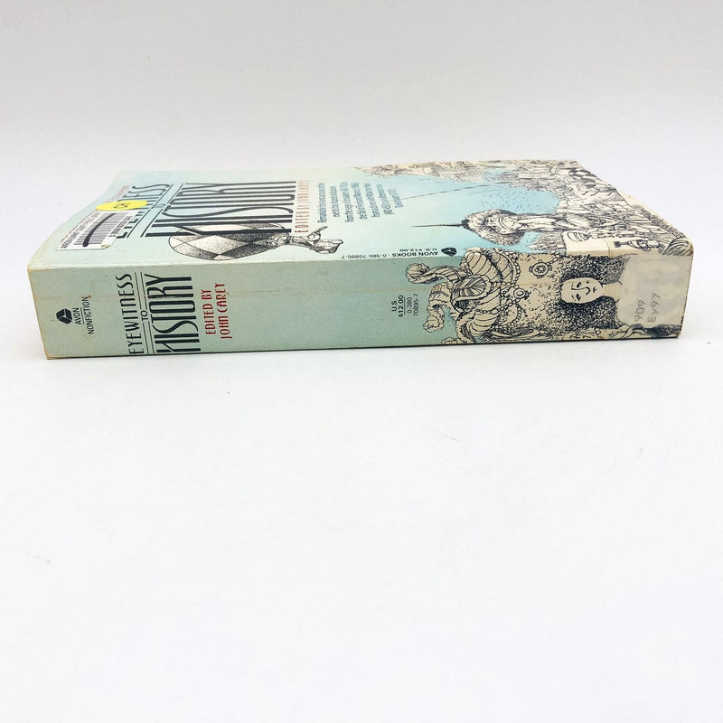 Eyewitness To History Hardcover John Carey 1987 World History Civilization Ex Li 3