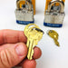 2ct Vintage No 1 Master Lock Padlock 1-1/4" Shackle New Keyed Alike 2570 Blue 6