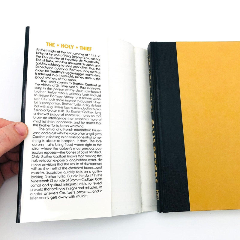 The Holy Thief Hardcover Ellis Peters 1992 12th Century Europe 19th Chronicle 7