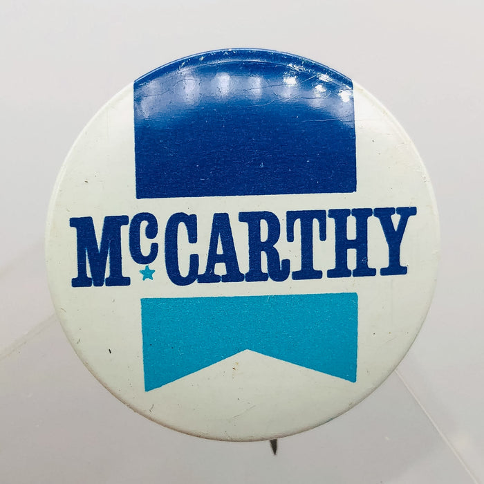 McCarthy Button Pin 1.31" Vintage Political Campaign US Senator Eugene E. Horn 1