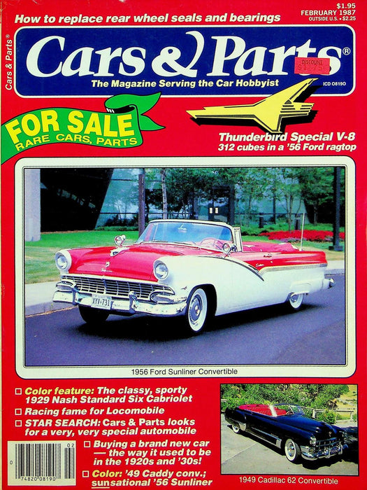 Cars & Parts Magazine February 1987 Vol 30 No 2 Thunderbird Special V-8 '56 Ford