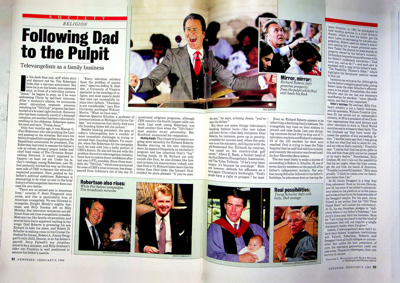 Newsweek Magazine February 8 1988 Reagan Leakproof Nuclear Shield Tim Robertson 4