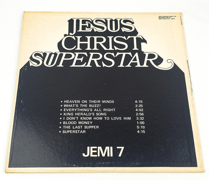 Jesus Christ Superstar Godspell Record 33 RPM LP Jemi 525 Jemi 2