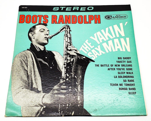 Boots Randolph The Yakin' Sax Man 33 RPM LP Record RCA Camden 1964 CAS-825 1