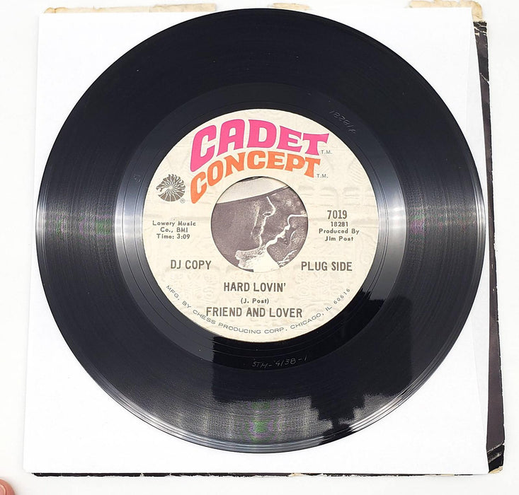 Friend And Lover Hard Lovin' 45 RPM Single Record Cadet Concept 1970 PROMO 7019 3