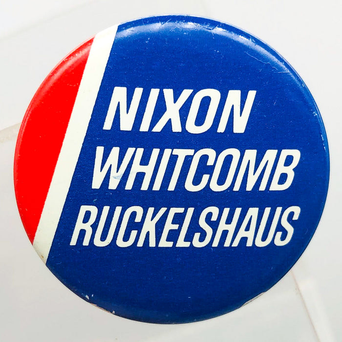 Nixon Whitcomb Ruckelshaus Button 1.25" Presidential Campaign Political 8