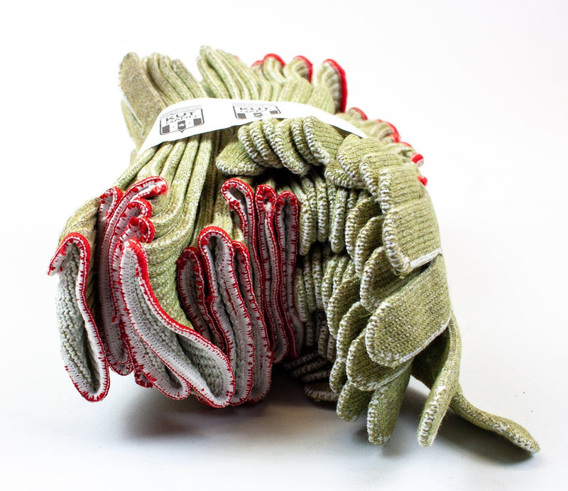 12prs Cut Resistant Work Gloves Medium Polyester 7 Gauge Knit A4 Pip 07-KA740 2