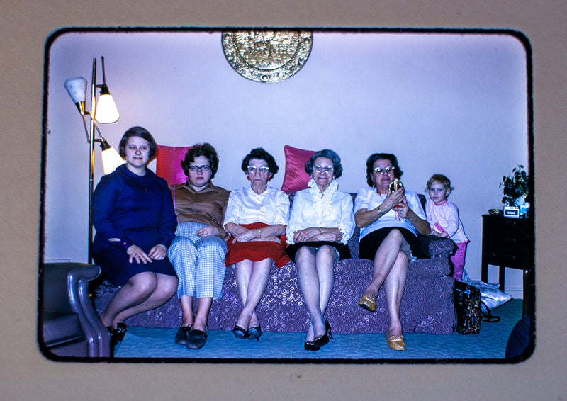Vintage 35mm Photo Transparency Slides - Easter Dinner 1970 | Lot of 3