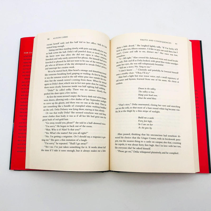 Truth And Consequences Alison Lurie Hardcover 2005 1st Edition Deception Love 9