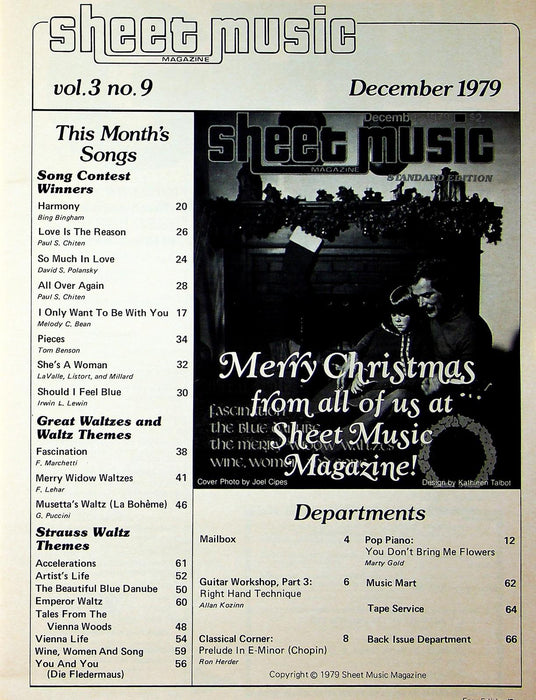 Sheet Music Magazine 1979 Vol 3 No. 9 Love is the Reason, Pieces