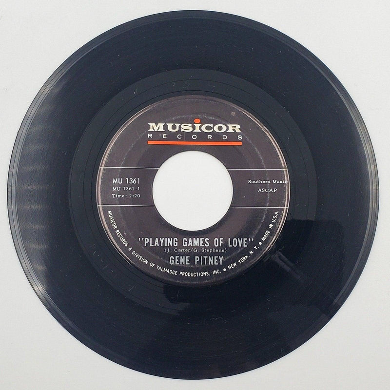 Gene Pitney Playing Games Of Love 45 RPM Single Record Musicor 1969 2