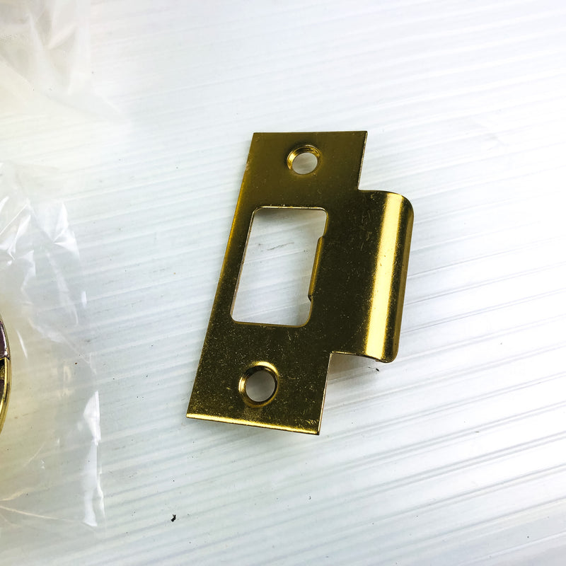 Yale 5237 Entry Door Knob Lockset Keyed Privacy Cylindrical US3 Brass Brandywine 8