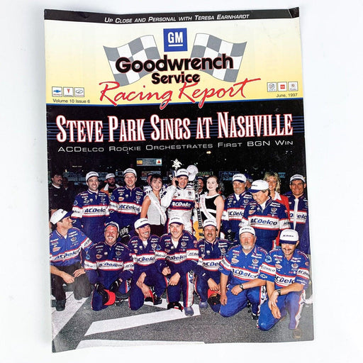 Goodwrench Service Racing Report Vol 10 Issue 6 June 1997 Steve Park Sings 1