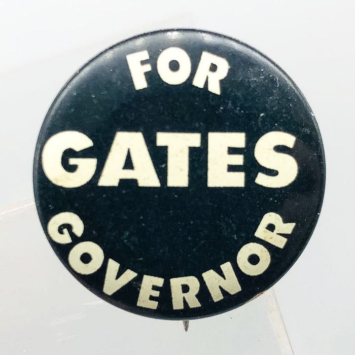 Ralph Gates For Governor Button .75" Indiana Political Campaign Lithographers 6