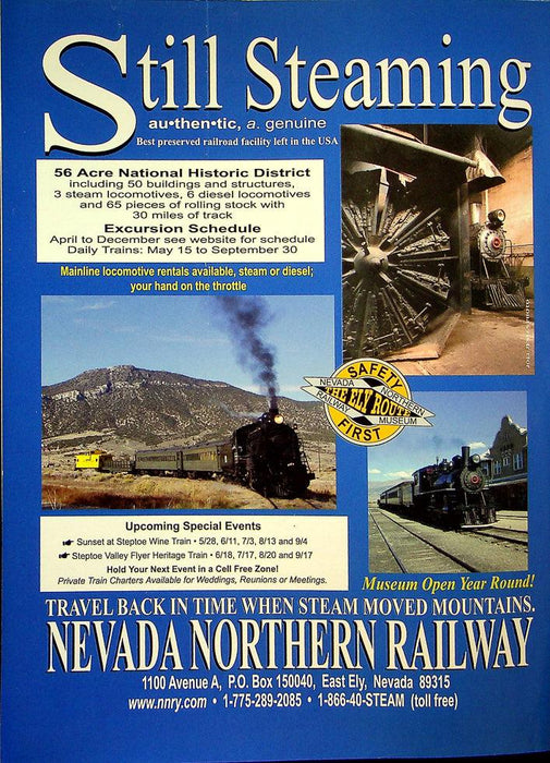 Railfan & Railroad Magazine July 2005 Vol 24 No 7 The Last Streamliners In East