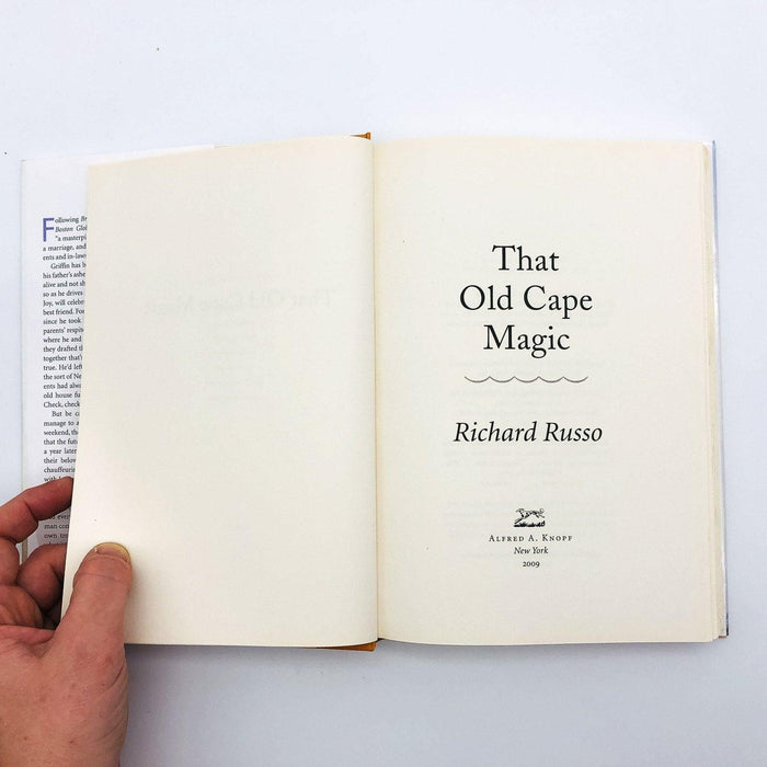 That Old Cape Magic Hardcover Richard Russo 2009 1st Edition Midlife Crisis 8