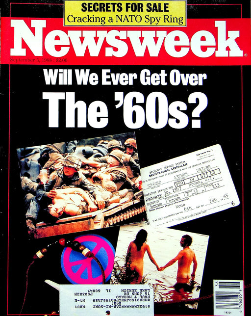 Newsweek Magazine September 5 1988 Special 1960s Vietnam War NATO Spy Ring 1