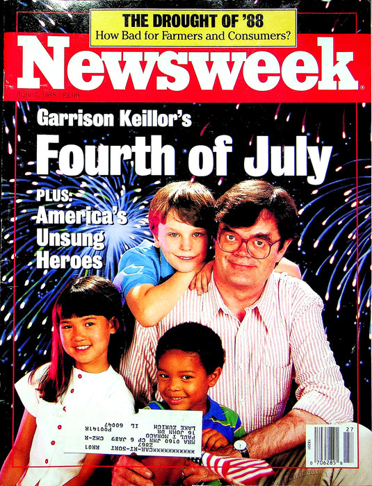 Newsweek Magazine July 4 1988 Farming Droughts Corn Wheat Commodities Soar 1