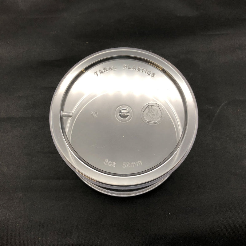 8 oz Clear Plastic Jars Wide Mouth Container NO Caps Case of 287 Taral #8-89-CPS 5