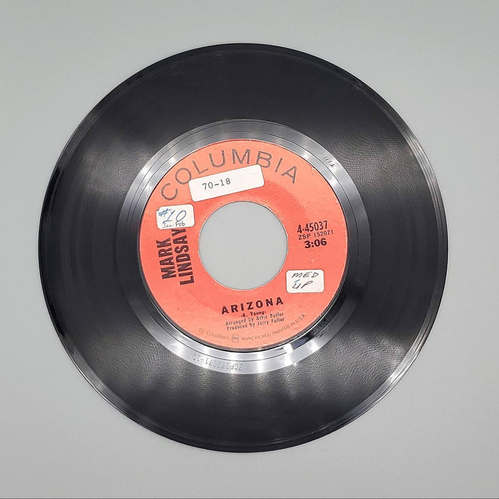Mark Lindsay Arizona Single Record Columbia 1969 4-45037 1