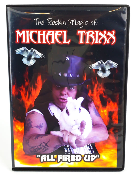 The Rockin Magic of Michael Trixx All Fired Up DVD Signed 2010 John