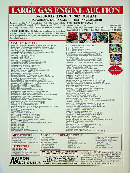 Farm Collector Magazine April 2012 Vol 14 # 9 Andy Gortsema's Museum