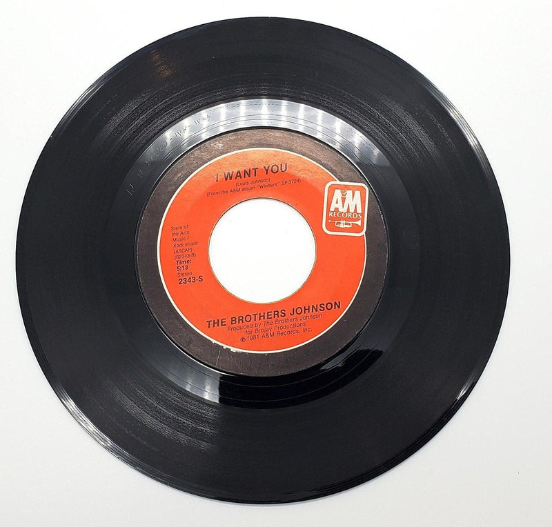 Brothers Johnson The Real Thing 45 RPM Single Record A&M 1981 2343-S 2