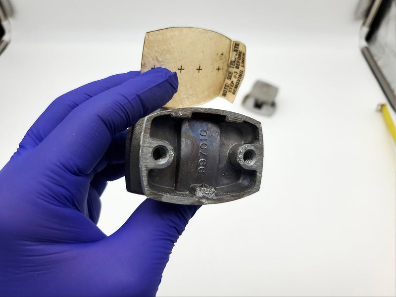 Rixson Magnetic Door Release FM-981 Floor Mounted Dual Door 4-3/4" x 3-1/8" NOS