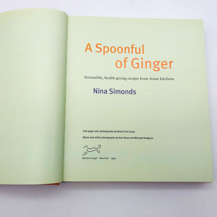 A Spoonful Of Ginger Hardcover Nina Simonds 1999 Asian Cookbook Recipes Healthy 7