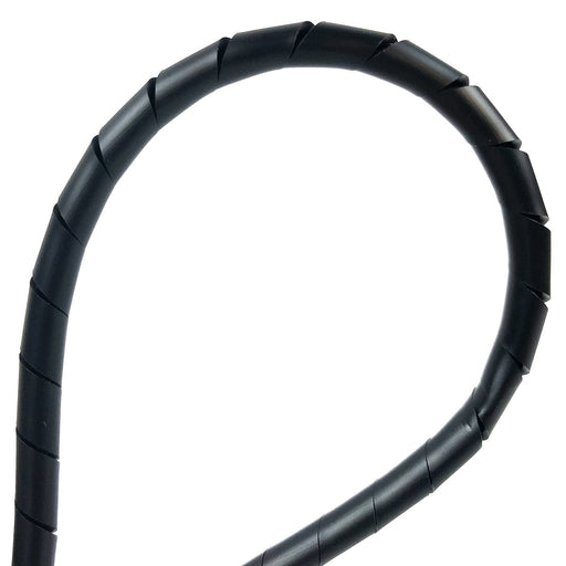Black Cable Wire Wrap Spiral Plastic Electrical Cover Panduit T25F-C0 100ftx1/4 2