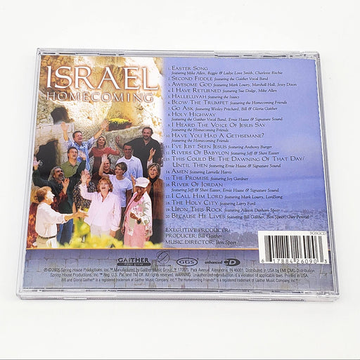 Bill & Gloria Gaither Israel Homecoming Single CD Gaither Music Group 2005 2