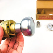 Yale Passage Closet Door Knob LF5301 Litchfield 380BN 26D Satin Chrome New NOS 7