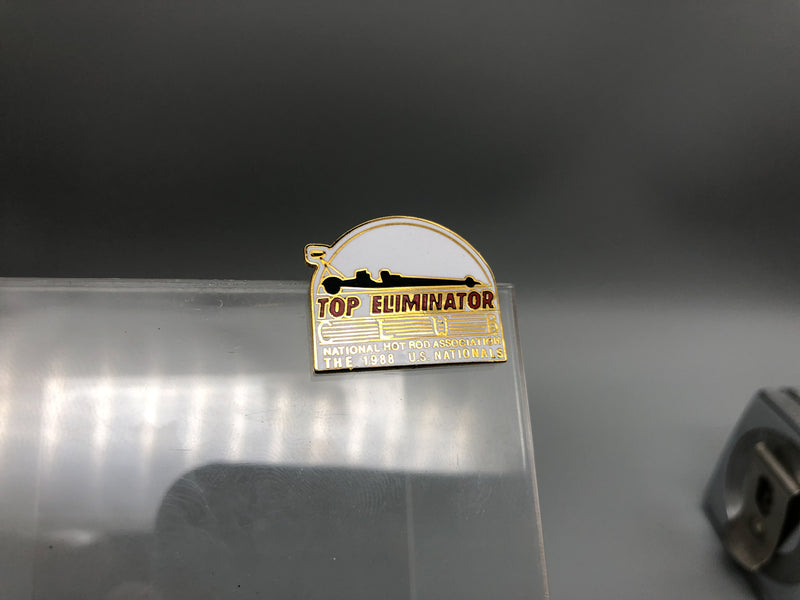 Vintage Hot Rod Association Lapel Pin 1988 Top Eliminator Club Indy Drag Racing
