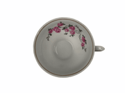 Winterling Pink Roses Tea Cup Bavaria Germany Vintage White Gold Accents 7
