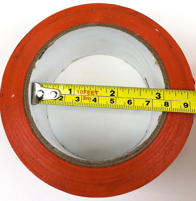 Vinyl Red Orange Floor Safety Marking Tape Roll 2 inch x 36 yds PVC 5MIL 4 Rolls 5