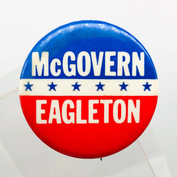 George McGovern Thomas Eagleton Button 1.25" Pinback Presidential Campaign