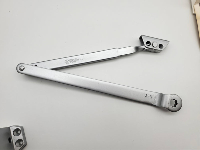 Yale Door Closer V2302 No Hold Regular Arm Top Jamb 9-1/16 Aluminum Finish